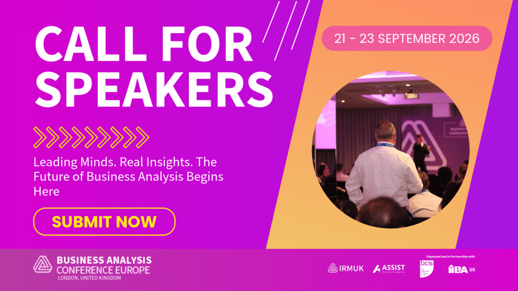 Business analysis call for speakers article