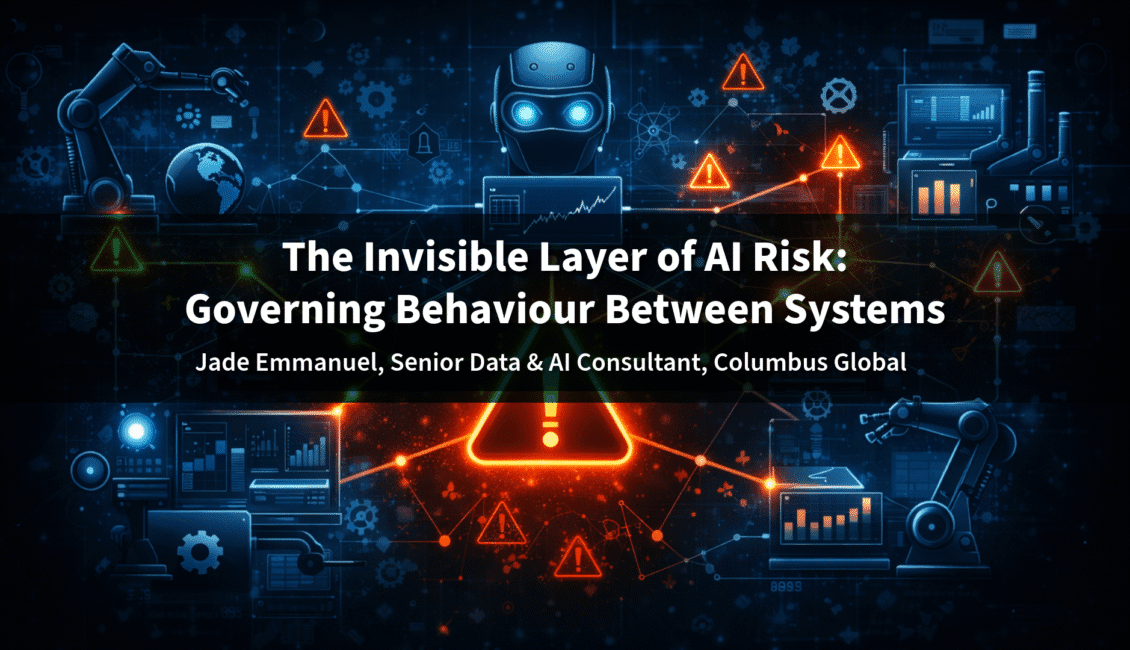AI robot showing links between governance and ai systems
