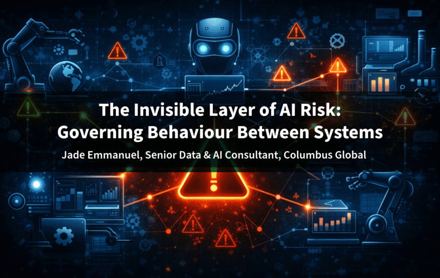 AI robot showing links between governance and ai systems